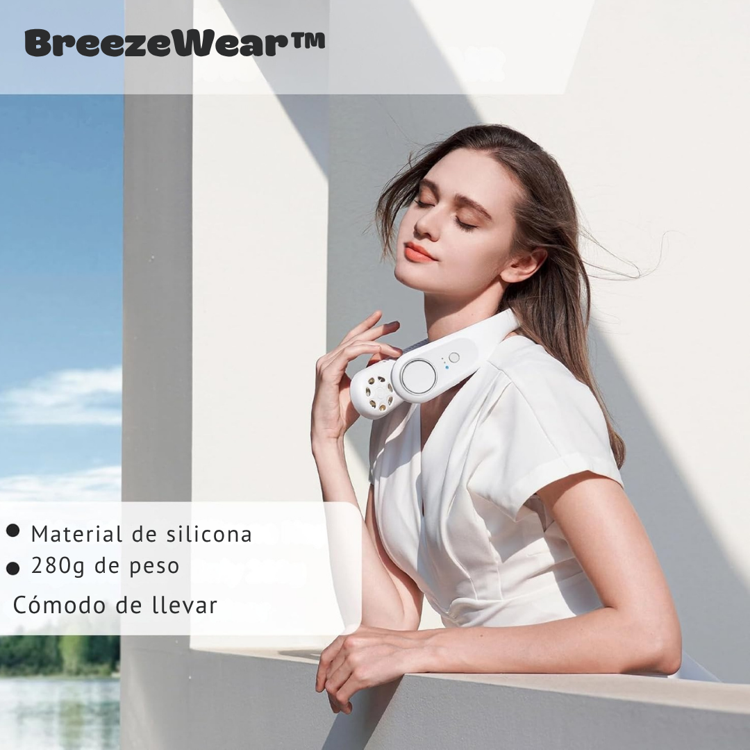 Ventilador BreezeWear™ + Botella de REGALO