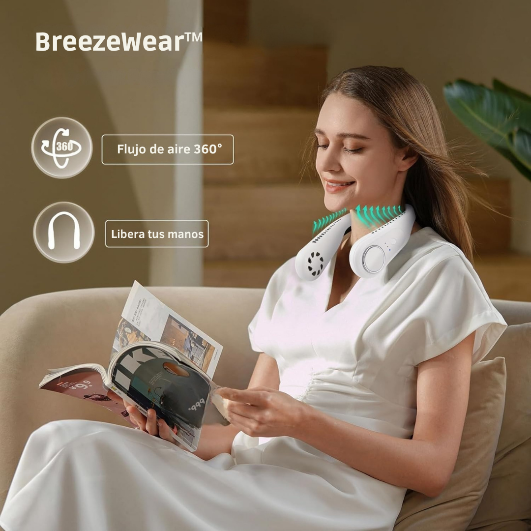 Ventilador BreezeWear™ + Botella de REGALO